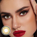 [US Warehouse] 3-Tone Pure Hazel Prescription Monthly Contact Lenses