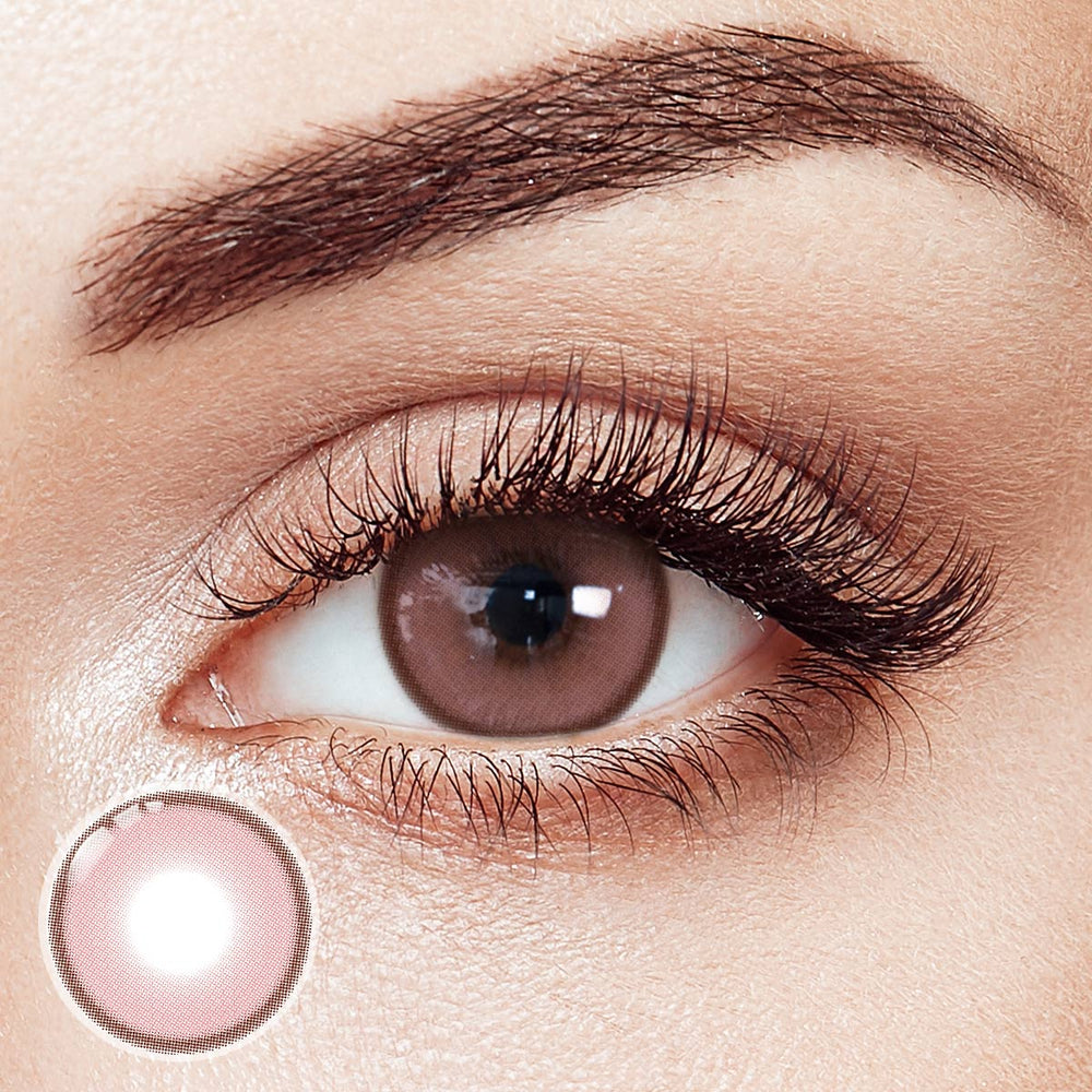 Hush Brown Prescription 6 Months Contact Lenses | 2pcs