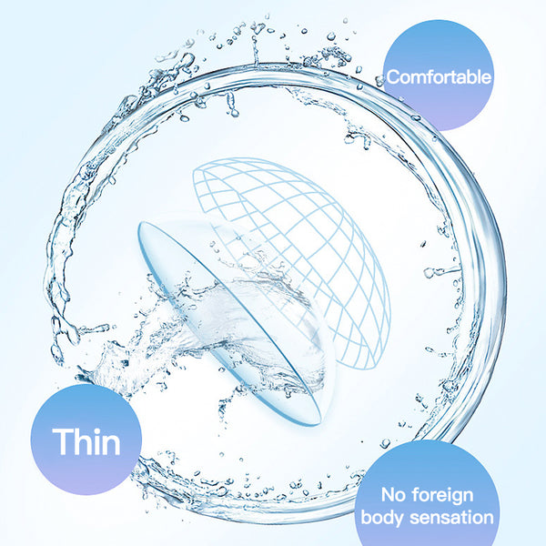 Clear Prescription 6 Months Contact Lenses | 2 Pcs