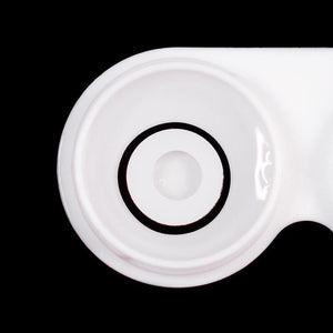 Circle White Costume Contact Lenses