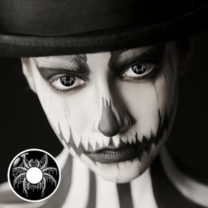 Spidery Jade Black Costume Yearly Contact Lenses