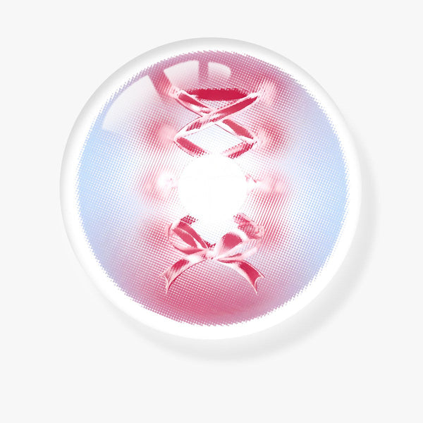 Psycho Lace Pink Costume Yearly Contact Lenses | 2 Pcs