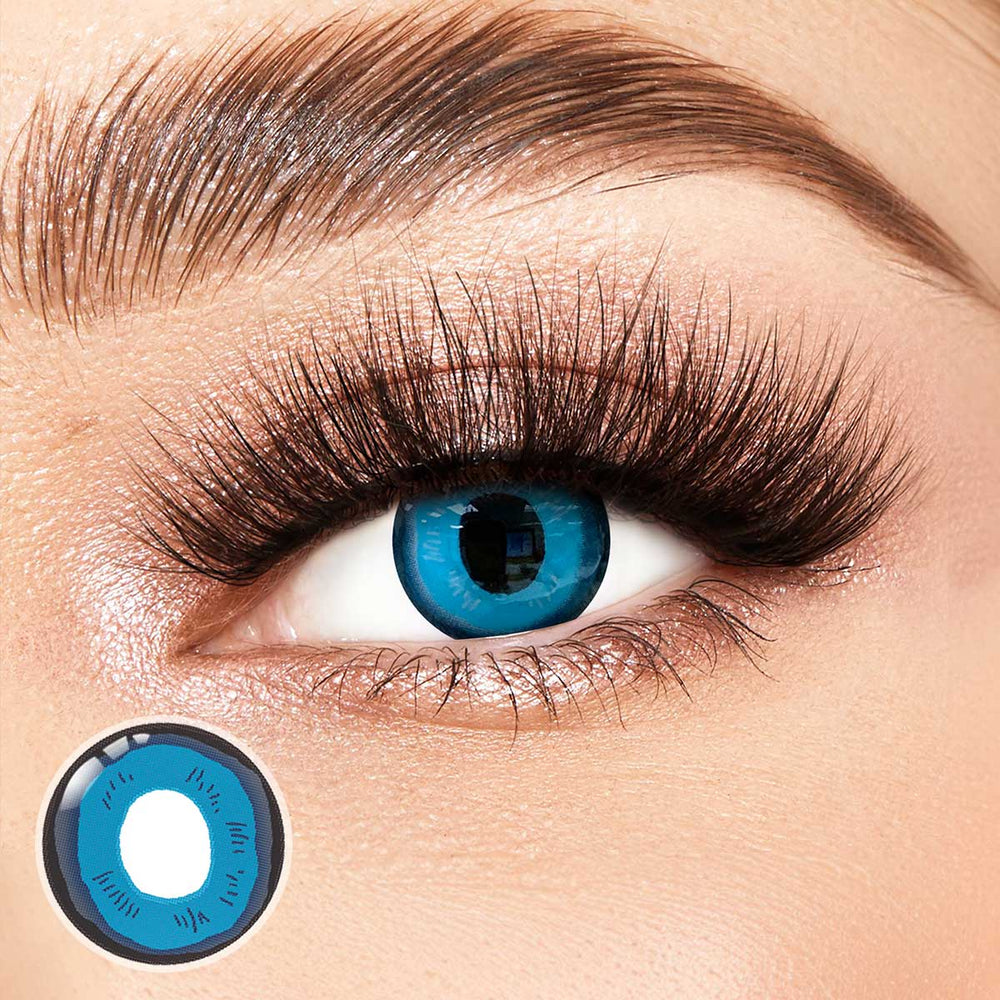 Mcdull Blue Costume Yearly Contact Lenses