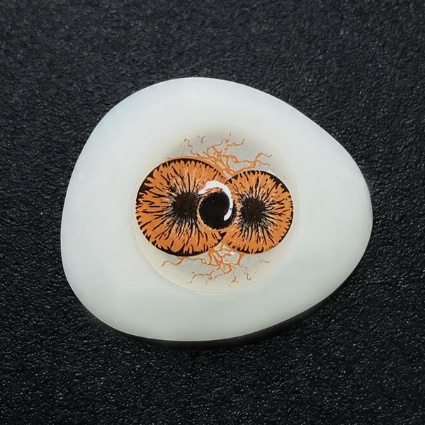 Inferno Twins Brown Costume Yearly Contact Lenses | 2 Pcs