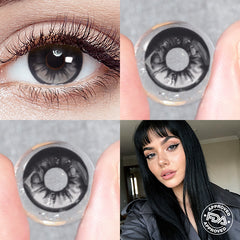 Snowfall Black 6 Months Contact Lenses