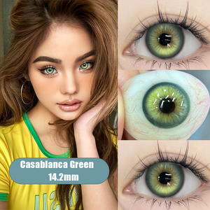 Casablanca Green Yearly Contact Lenses
