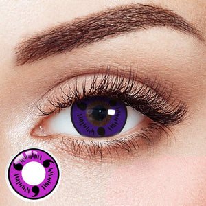 Sasuke Uchiha Purple Costume Yearly Contact Lenses | 2 Pcs