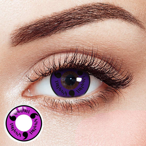 Sasuke Uchiha Purple Costume Yearly Contact Lenses | 2 Pcs