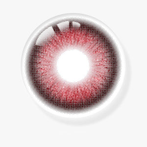 Puffstar Red Prescription Yearly Contact Lenses | 2 Pcs