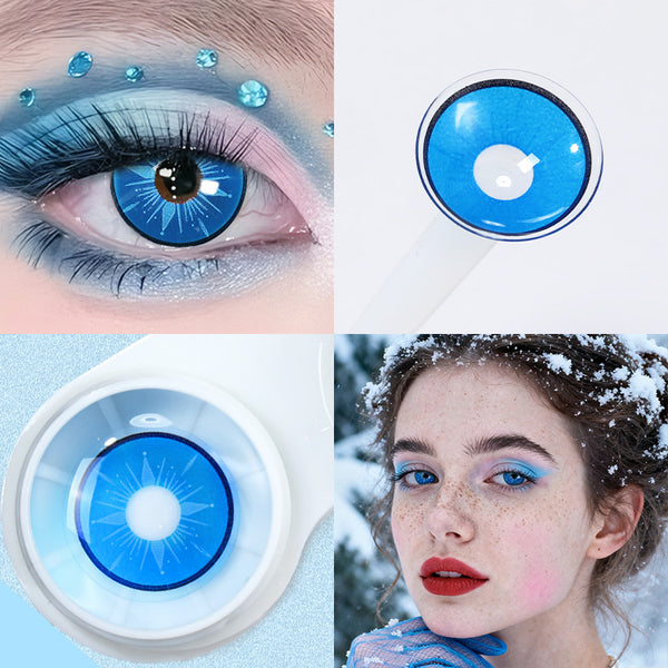 Frozen Blue Costume 6 Months Contact Lenses