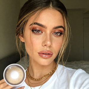LUNA Sweet Brown Prescription 6 Months Contact Lenses