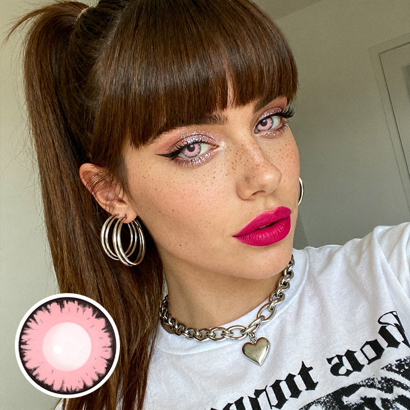 Twilight Pink Costume Yearly Contact Lenses