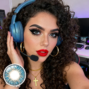 Star Turquoise 6 Months Contact Lenses