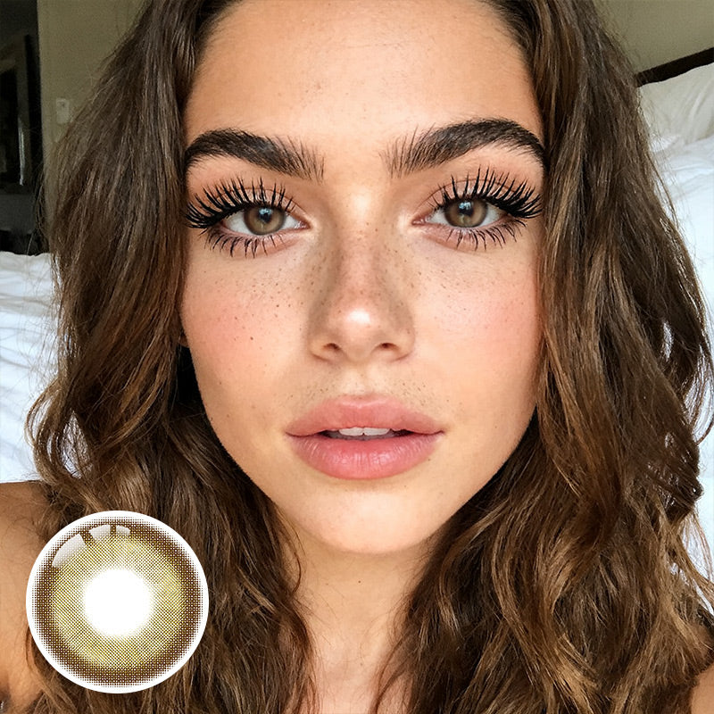 Luminous Brown Yearly Contact Lenses