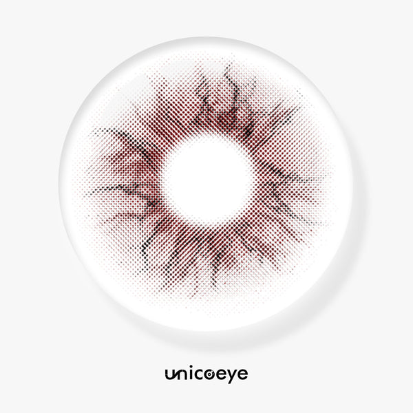 Weird Red Costume Yearly Contact Lenses | 2 Pcs
