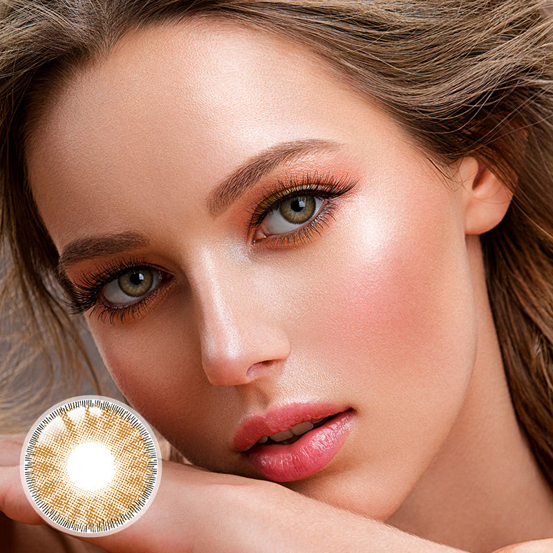 [US Warehouse] Premium 2 Brown Prescription Contact Lenses