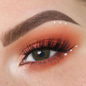 [US Warehouse] Fantasy Silky Green Prescription Monthly Contact Lenses
