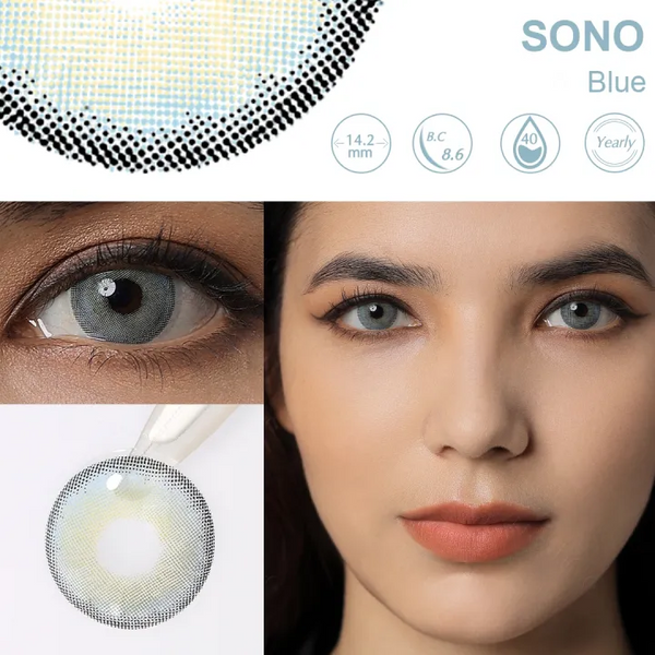 Sono Blue Contact Lenses