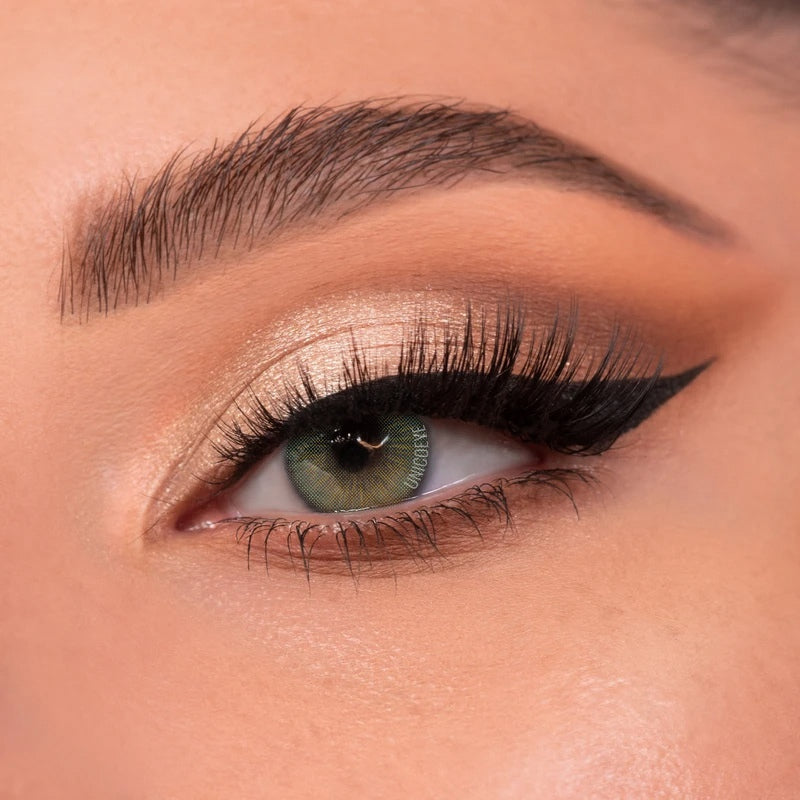 [US Warehouse] Premium Green Prescription Monthly Contact Lenses