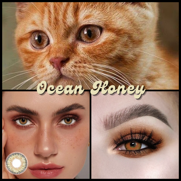 [US Warehouse] Ocean Honey Prescription Monthly Contact Lenses