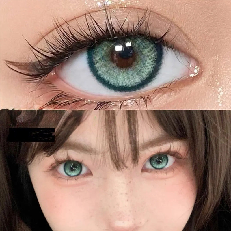 Baroque Green Yearly Contact Lenses