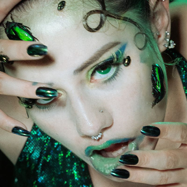 [US Warehouse] Pure Green Costume Contact Lenses