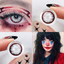 Clown White Costume 6 Months Contact Lenses
