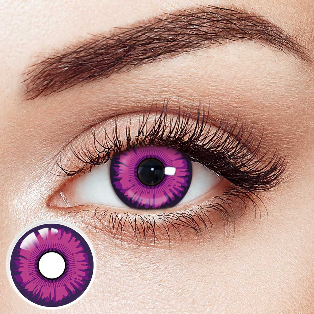 Wicked Enigma Purple Costume 6 Months Contact Lenses | 2 Pcs