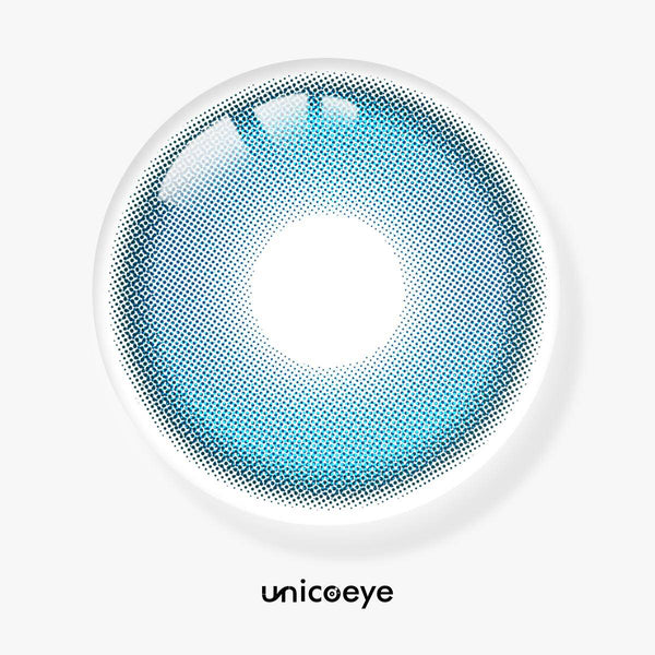 Corduroy Blue Prescription Daily Contact Lenses | 2 Pcs
