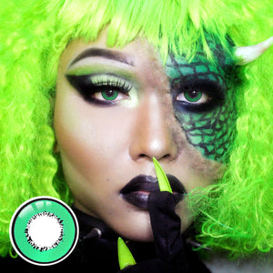 Manson 2 Green Costume Yearly Contact Lenses