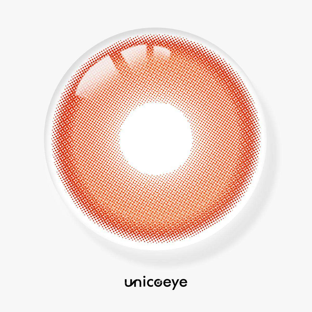 Corduroy Red Prescription Daily Contact Lenses | 2 Pcs