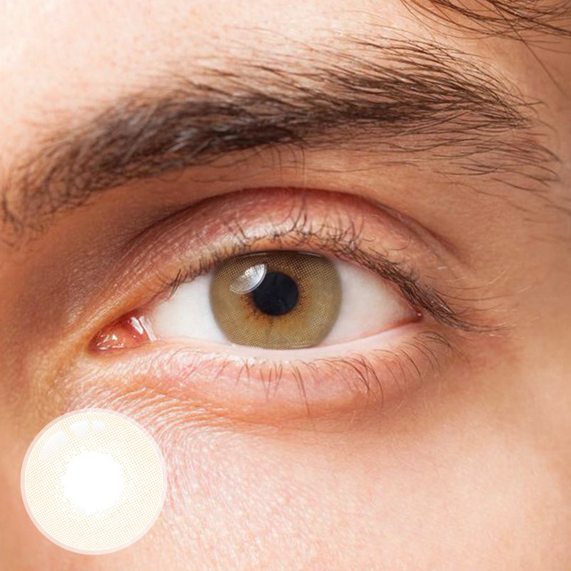 [US Warehouse] Polar Lights Brown Prescription Contact Lenses