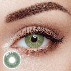 Love Story Green Prescription Yearly Contact Lenses