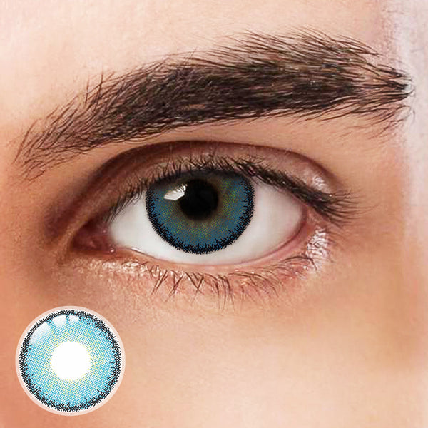 [US Warehouse] Premium 2 Candy Blue Prescription Contact Lenses