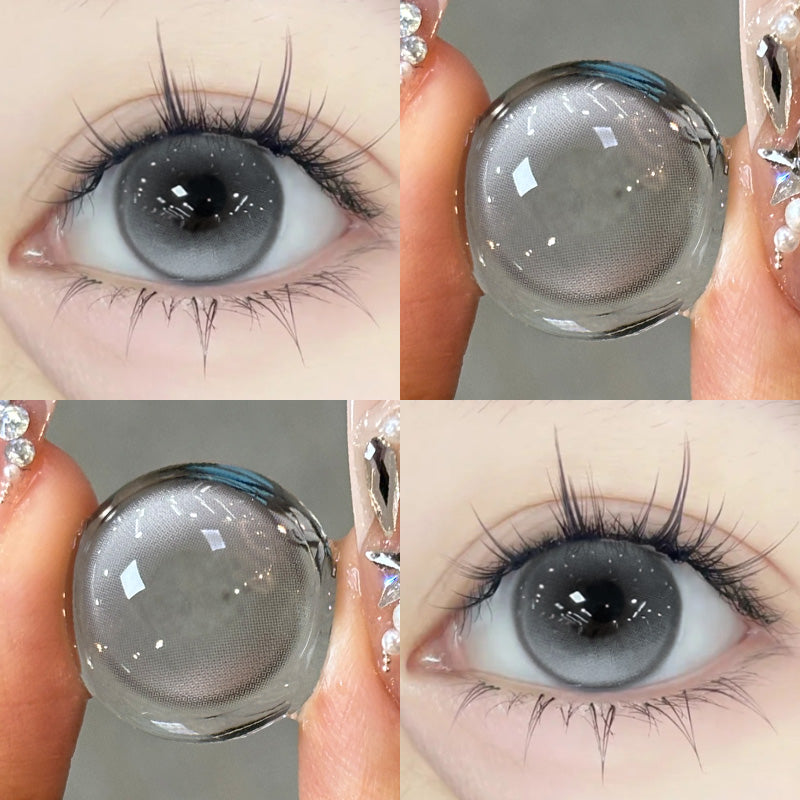Pearl Maiden Gray Prescription Yearly Contact Lenses