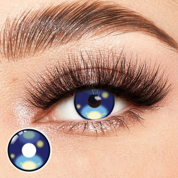 Mochi Sky Blue Costume Yearly Contact Lenses
