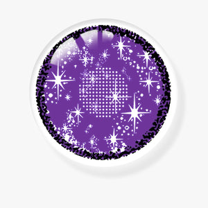 Galaxy Purple Costume Yearly Contact Lenses | 2 Pcs