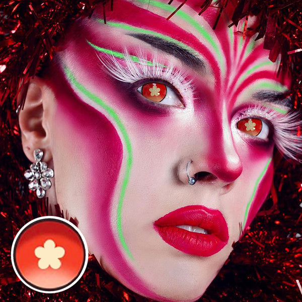 Hutao Red Costume Yearly Contact Lenses