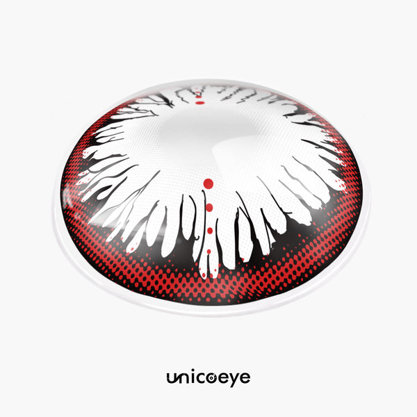 Clown Black Costume 6 Months Contact Lenses