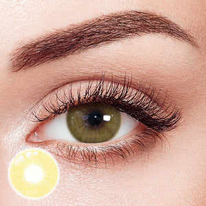 [US Warehouse] Amber Prescription Monthly Contact Lenses