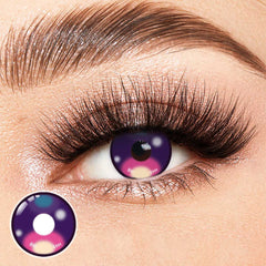 Mochi Sky Purple Costume Yearly Contact Lenses