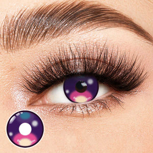 Mochi Sky Purple Costume Yearly Contact Lenses