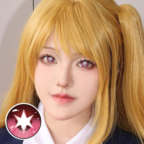 Hoshino Red Costume Yearly Contact Lenses