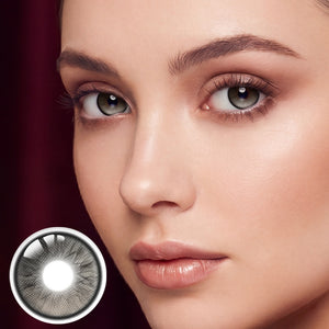 Lume Grey Prescription Yearly Contact Lenses | 2 Pcs