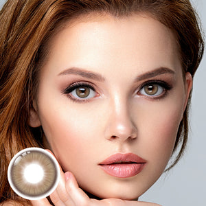 Gingham Brown 6 Months Contact Lenses | 2pcs