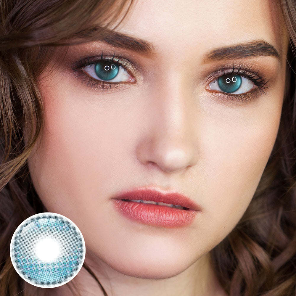 Southern French Holidays Blue Prescription Yearly Contact Lenses