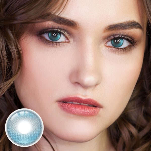 Southern French Holidays Blue Prescription Yearly Contact Lenses