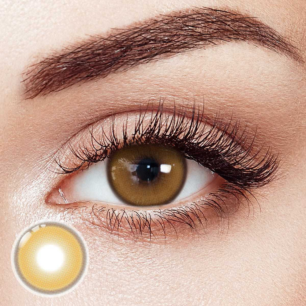Drift Yellow Prescription Daily Contact Lenses | 2 Pcs