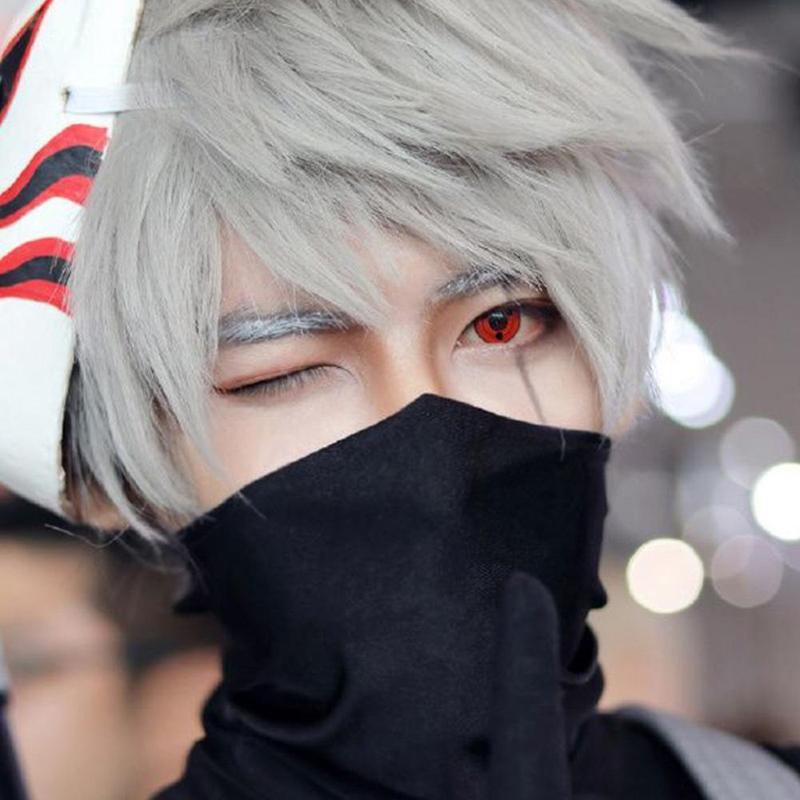Magatama Red Costume Yearly Contact Lenses