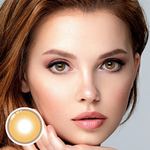 Drift Yellow Prescription Daily Contact Lenses | 2 Pcs